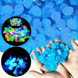 CHLOCH 50 / 100 Chiếc Sỏi Dạ Quang, Sỏi Phát Sáng Lâu Dài Handmade, Đá Fluorite Nhân Tạo Nhiều Màu Độ Sáng Cao