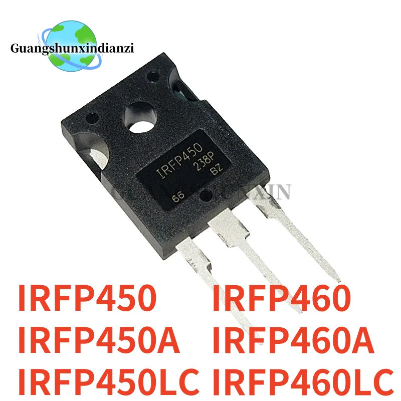 5 CÁI IRFP450 IRFP450A IRFP450LC IRFP460 IRFP460A IRFP460LC TO-247 Transistor hiệu ứng trường