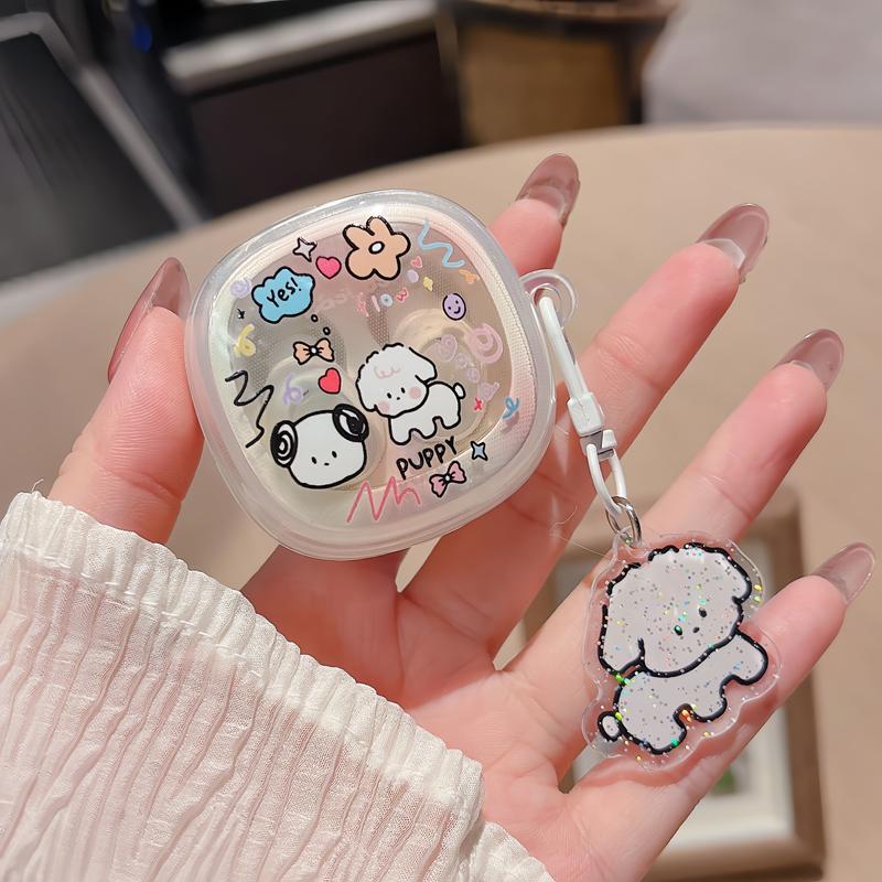 [Chất lượng tốt] Vỏ bảo vệ tai nghe TPU hoạt hình Baseus WM01 / WM02 / WM02 + Plus có móc đặc biệt