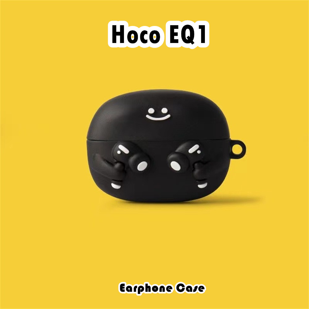 [Cung cấp trực tiếp] Dành cho vỏ Hoco EQ1 Vỏ tai nghe silicon mềm Vỏ tạo kiểu hoạt hình ngộ nghĩnh N