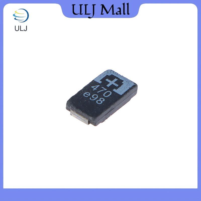 ULJ 5 CÁI 2R5TPE470M9 470 2.5V 470UF Tụ điện Tantalum Tụ điện Polymer.