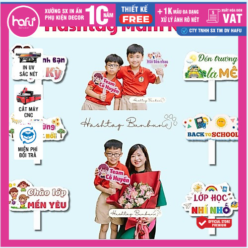 Hashtag khai giảng, mầm non