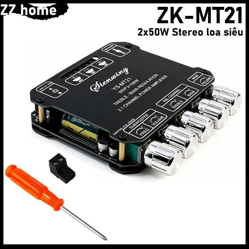 MT21 mạch khuếch đại âm thanh bluetooth TPA3116 2.1 Kênh Bluetooth 5.0…