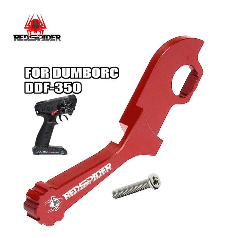 1 Bộ ĐỎ SPIDER Máy Phát Kim Loại Vô Lăng Kích Hoạt Bộ Điều Khiển Một Tay Cho DUMBORC DDF-350 DIY Sửa