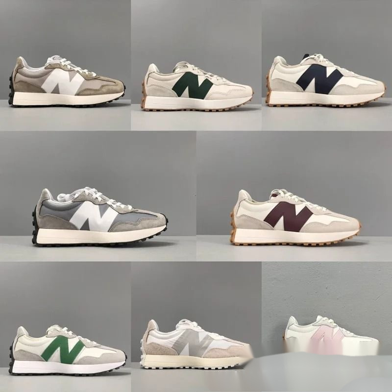 Giày chạy bộ cổ thấp chống trượt cổ điển NB 327 UNISEX F2FH OT0D