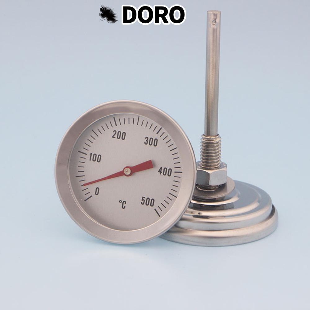 Nhiệt kế BBQ DORO Thép không gỉ nướng 0-500°C Đồng hồ đo nhiệt độ