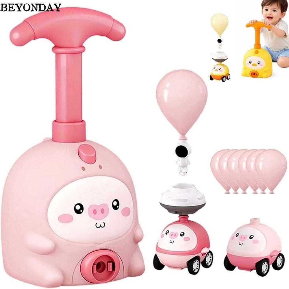 Đồ chơi phóng bóng bay BEYONDAY, Đồ chơi ô tô bóng vịt không khí quán tính, Quà tặng Khoa học Con dấ