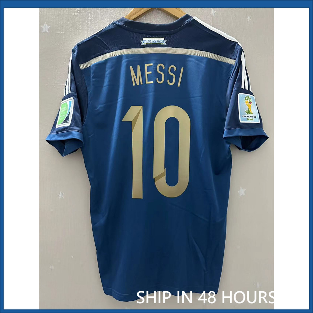 Retro mới: Áo sân khách Argentina 2014