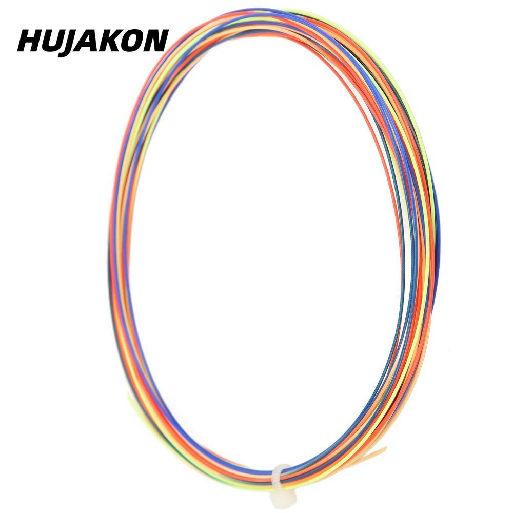 Dây vợt cầu lông HUJAKON thay thế, nylon nhiều màu, bền 22-32lbs, phù hợp tập luyện và thi đấu