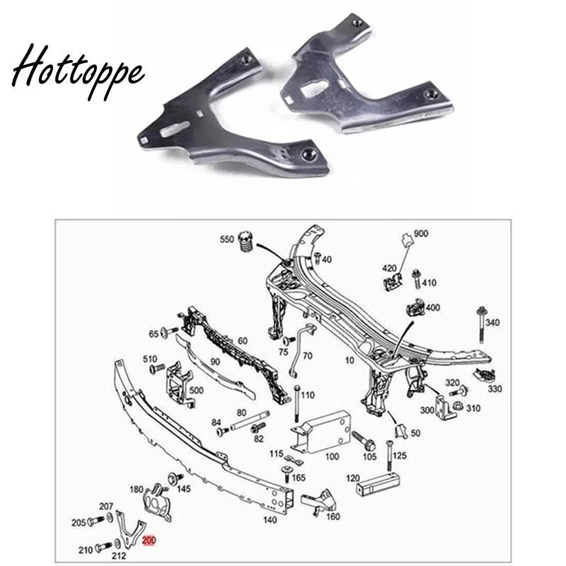 2056204000 2056204100 Hỗ trợ miếng đệm khung giữ cho - C-Class W205 C300 C400 C43 2015-2023 hottoppe
