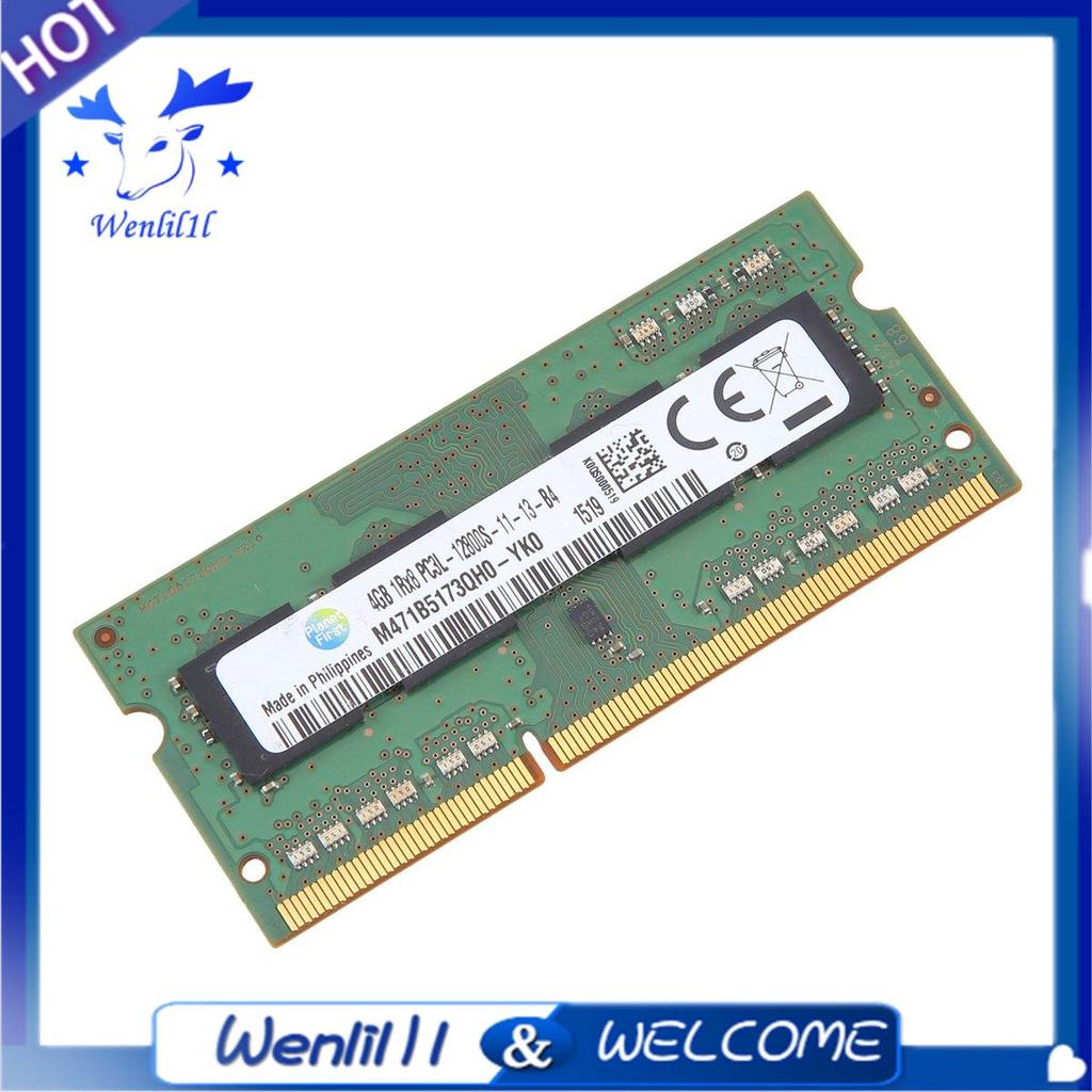 DDR3 4GB Laptop RAM Bộ Nhớ 1600Mhz PC3 12800 1RX8 1.35V 8 IC SODIMM Bộ Nhớ Chỉ Dành Cho