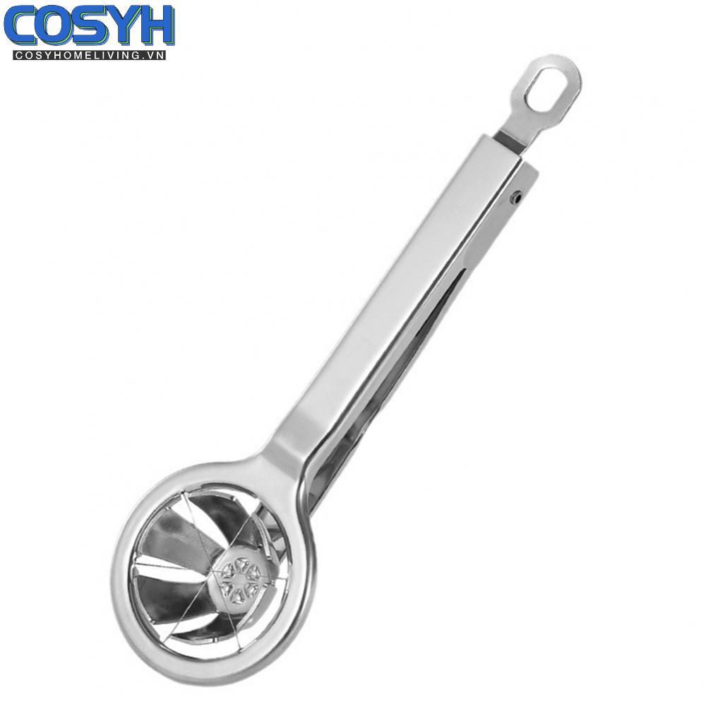 <cosyh>Stainless Steel For Egg Slicer for Dividing Hard Boiled For Eggs into 6 Segments