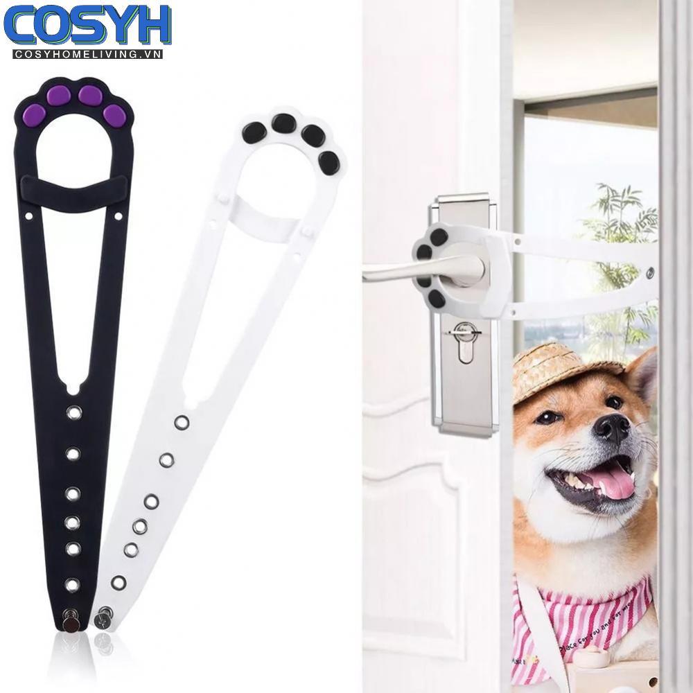 <cosyh>Cat Door Latch Customizable Door Gap Easy Installation Cat Latch For Cat Owners