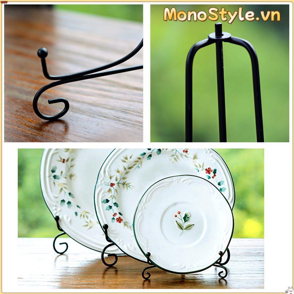 MONOSTYLE Display Stand Art Photo Pedestal Book Holder Black Iron