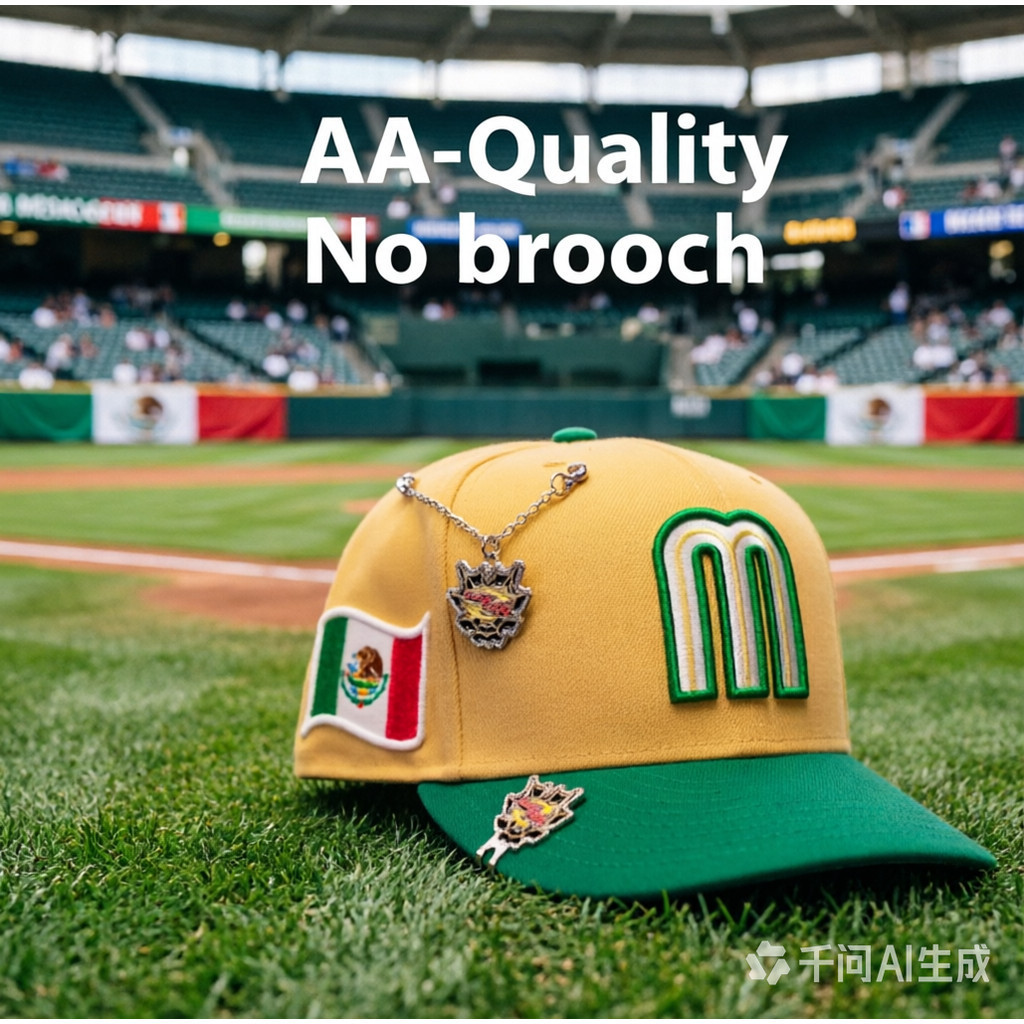 AA-Chất lượng Mũ bóng chày có thể điều chỉnh kỷ nguyên mới, MỚI ERA 9FIFTY VEGAS VÀNG / XANH MEXICO 
