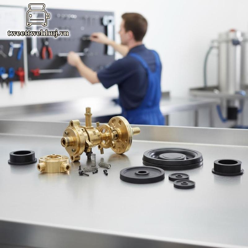 Tweeduj 4 Bộ Dịch Vụ Màng Pulsator Cho Máy Hút Bụi L80 Bò L90 / L02 / L80 AIR / L02 AIR / L02 AIR / 