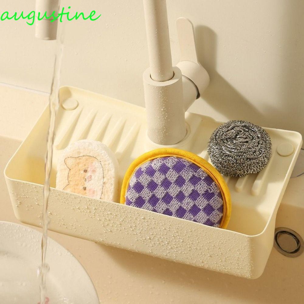 Giá để đồ thoát nước vòi AUGUSTINE, Giá thoát nước bồn rửa chống trượt, Giá lưu trữ bồn rửa Tiết kiệ