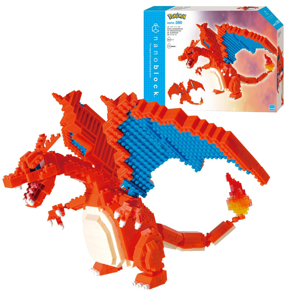Kawada Nanoblock Pocket Monster Lizardon DX NBPM_080