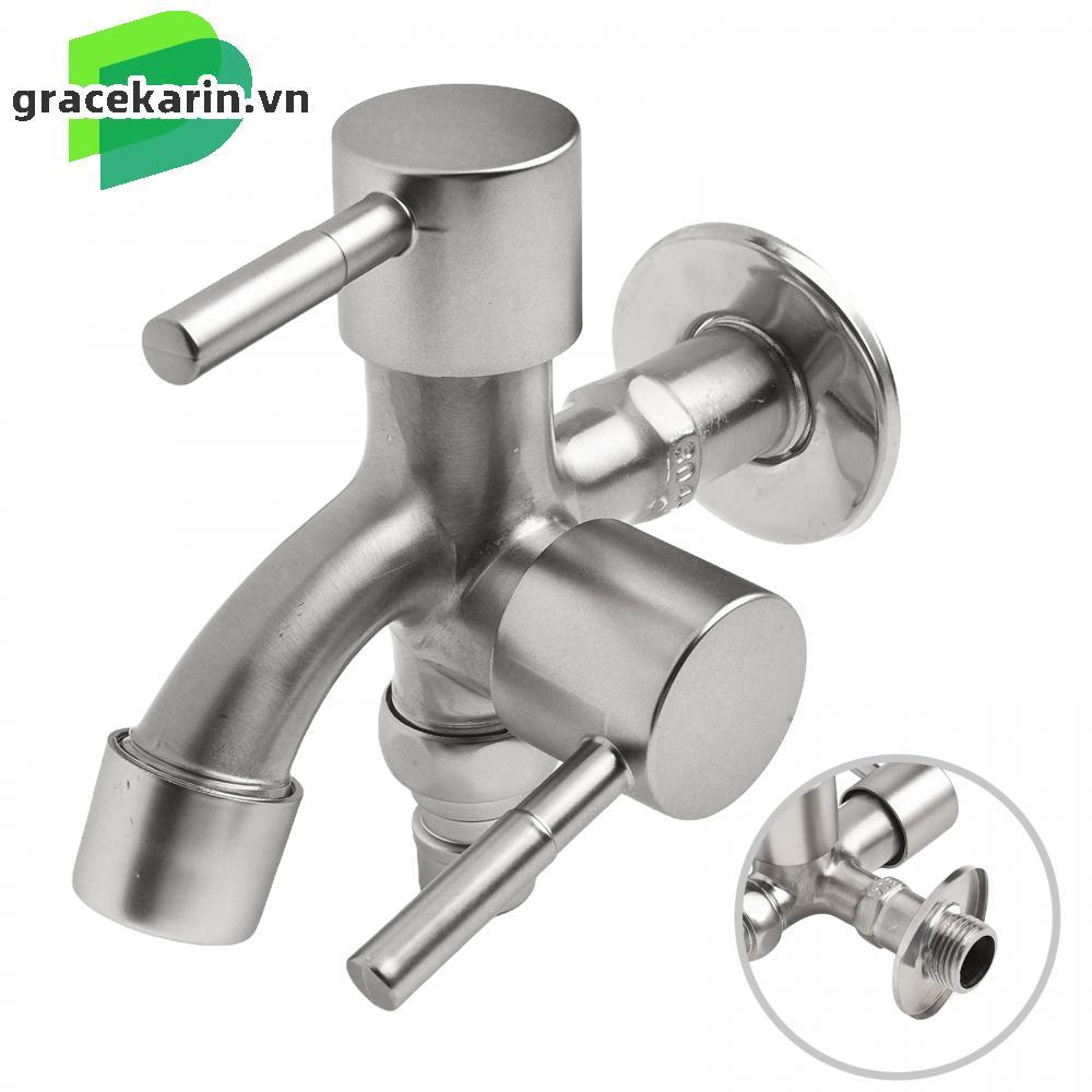 [GRCEKRIN-VN]Multi Functional Double Outlet Faucet for Washing Machine and Mop Pool Extension
