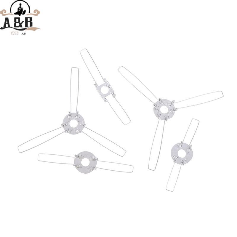[A & B] 4 Kẹp lò xo cố định mạ kẽm 2-Forks 3-Forks để cố định tấm chắn đèn DIY cho đèn Pandent Đèn l