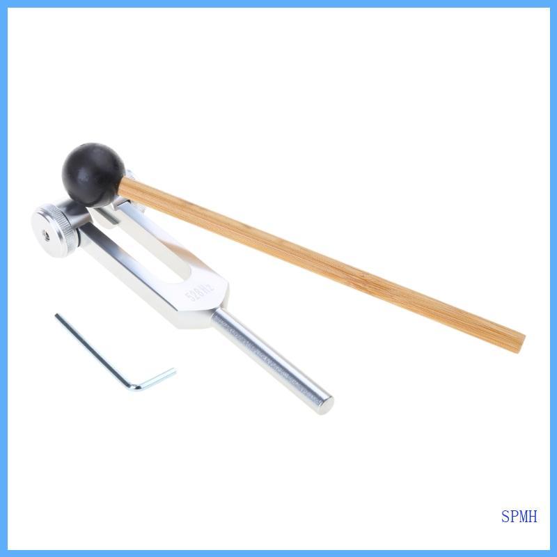 Nĩa điều chỉnh siêu nhỏ Hợp kim nhôm 528Hz Tai chẩn đoán búa Luân xa