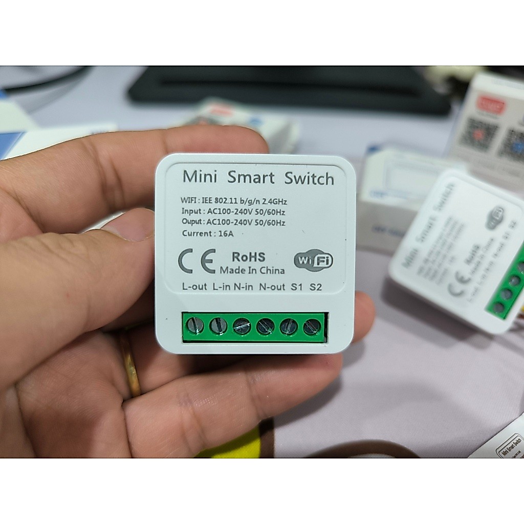 Công Tắc WiFi Thông Minh 16A (Ứng dụng Tuya Smart hoặc Smart Life)
