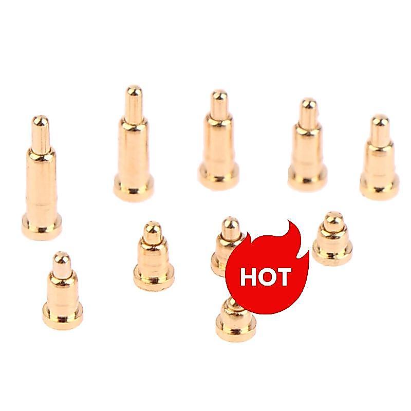 10 Cái SMT Pogo Pin Kết Nối Pin Lò Xo Tải Thử Nghiệm 2-7MM PCB Pogopin