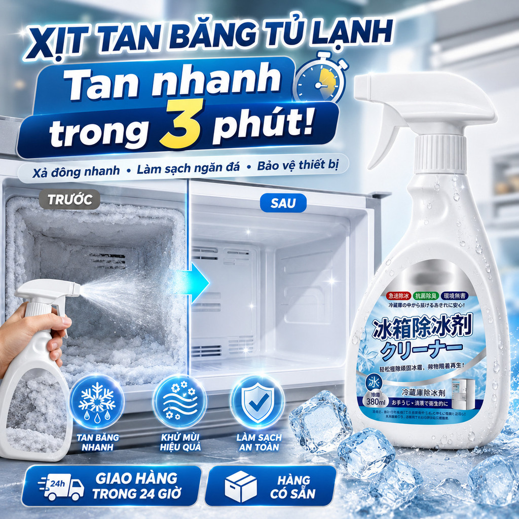 🔥Xit tan bang tu lanh hieu qua nhanh |Chai xit xa dong tu dong tu lanh da nang |Chat tay bang ngan d