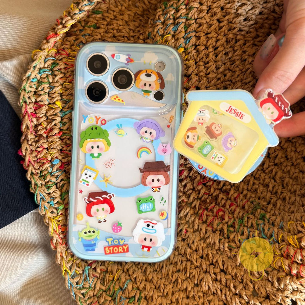 Phone Case For iPhone 17 Pro Max 16 15 with Griptok TPU Magnetic Animal with Griptok House Aesthetic