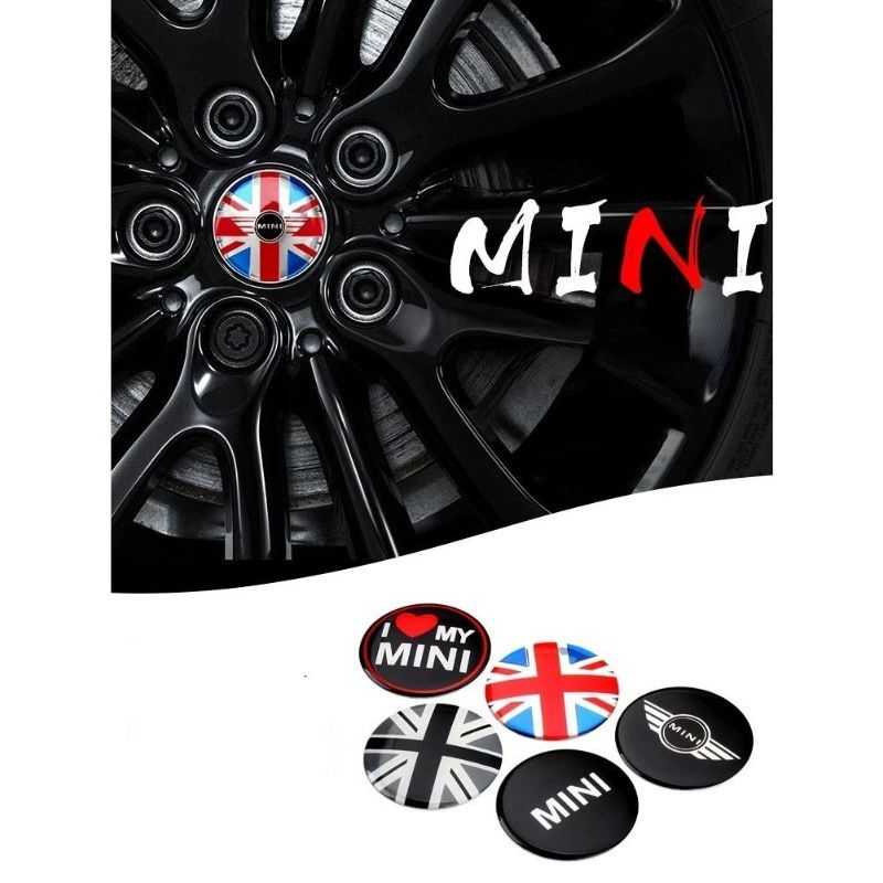 Suitable for MINI COOPER wheel cap stickers, Countryman, CLUBMAN, F54, F60 wheel center emblem stick