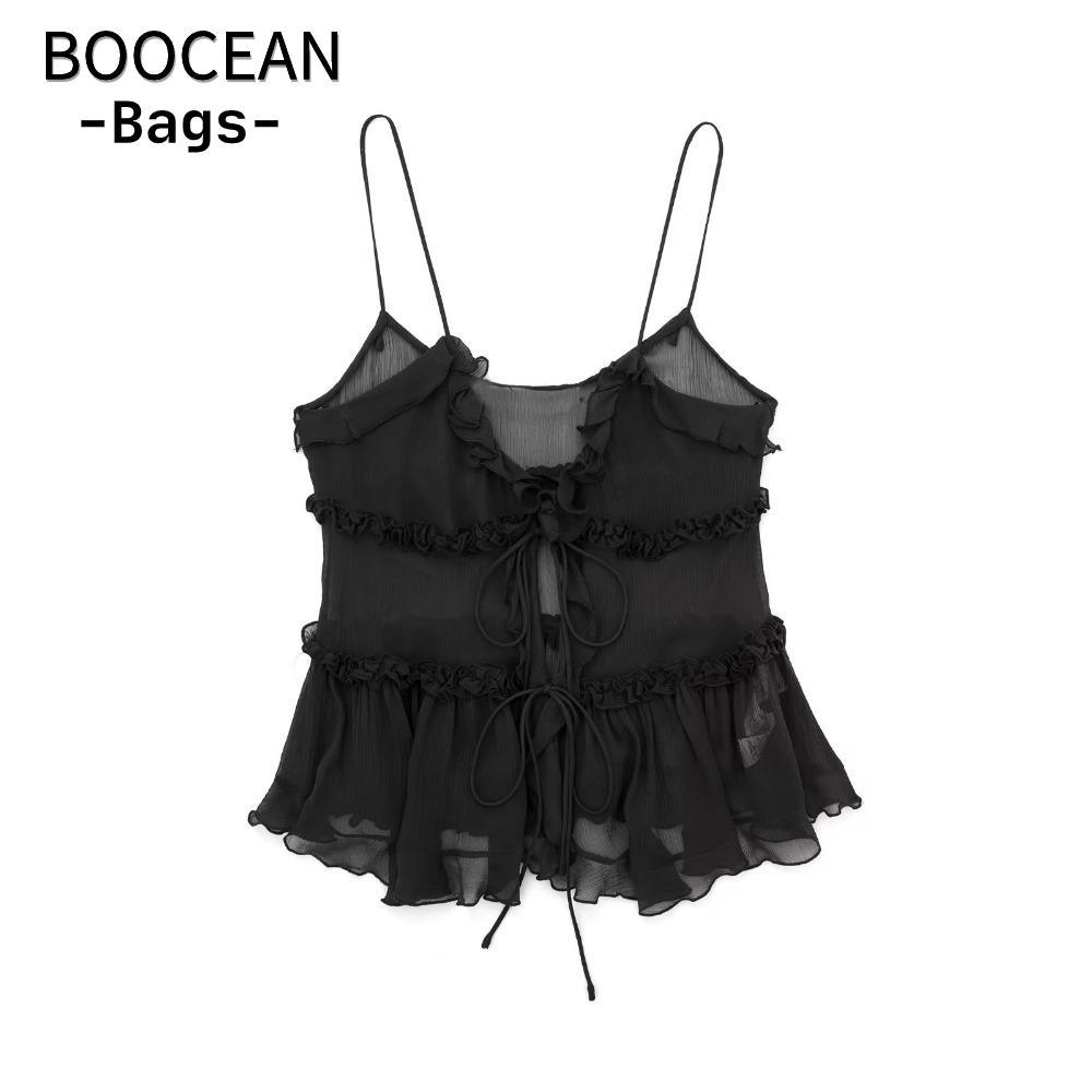 Áo sơ mi treo BOOCEAN, Áo ba lỗ thời trang bằng vải Polyester, Áo treo nữ