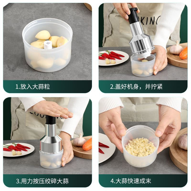 New product multifunctional household beater and knife head12y Innovative Garlic Cutter - Manual Sta