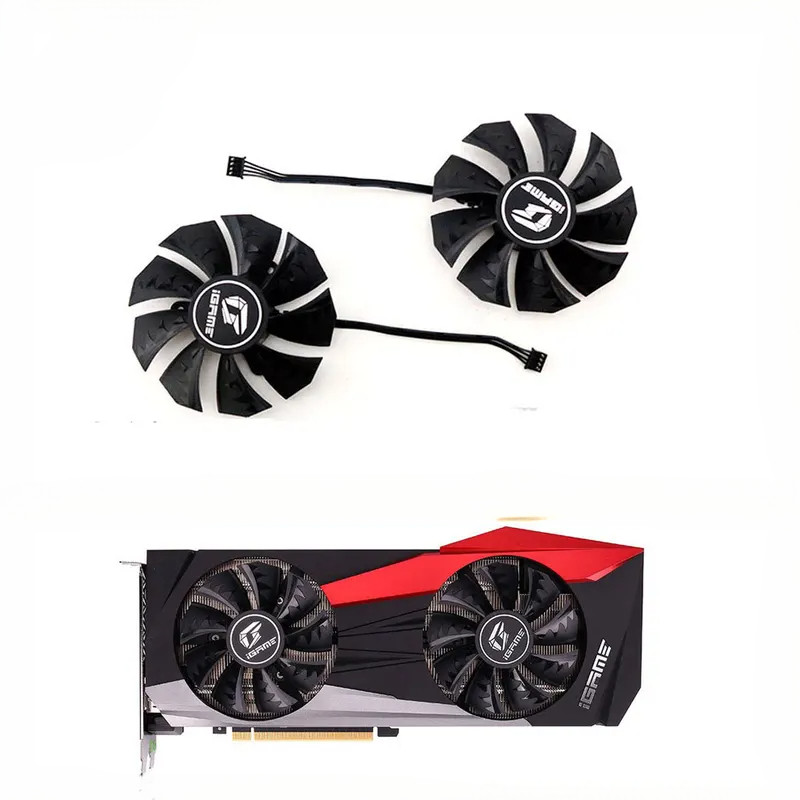 MỚI 85MM 4pin PLA09215S12H RTX 2070s 2080 2080ti iGame Quạt GPU thích hợp cho Card đồ họa ColorfUl 2