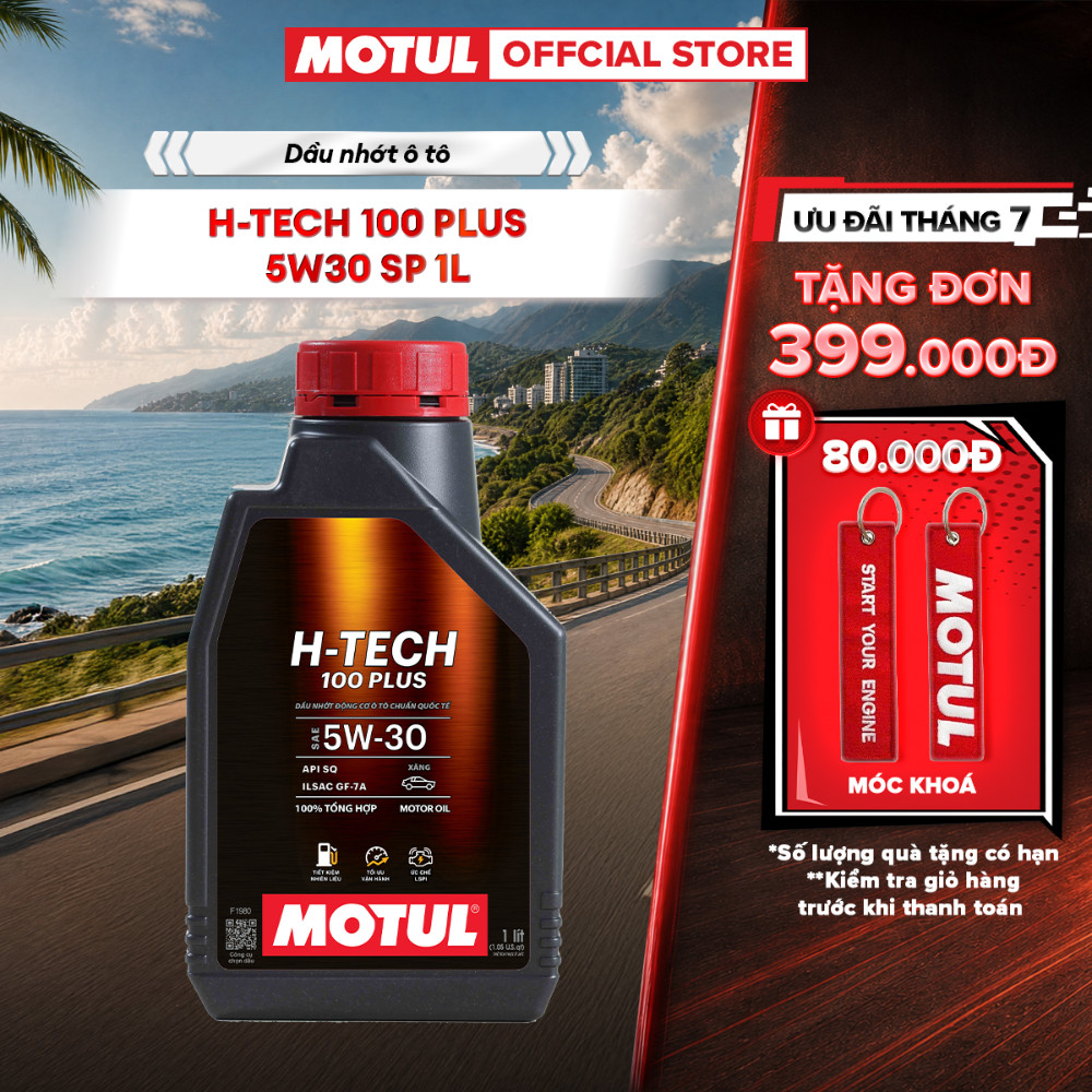 Dầu nhớt xe ô tô MOTUL H-TECH 100 PLUS 5W30 SP 1L