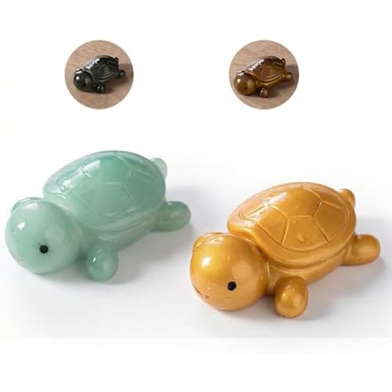 ICHAG Tea Pet Bức tượng nhỏ dành cho thú cưng, ❈ ❈ Tranh trà Trung Quốc đổi màu để trang trí bàn làm