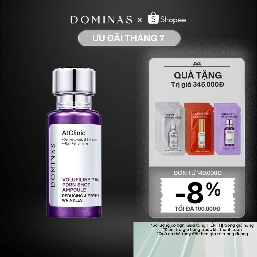 [DOMINAS OFFICIAL] Tinh chất hỗ trợ cải thiện nếp nhăn TG Dominas At Wrinkle Shot Ampoule 30ml