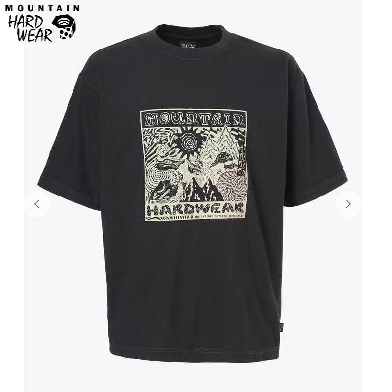 Áo thun ngắn tay Mountain Hardwear mới có họa tiết cotton để giải trí ngoài trời