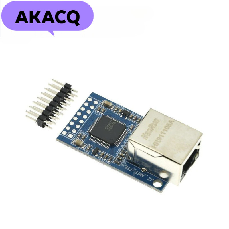 CH9121 UART Cổng nối tiếp sang Ethernet Mô-đun mạng TTL Mô-đun truyền động Bộ vi điều khiển công ngh
