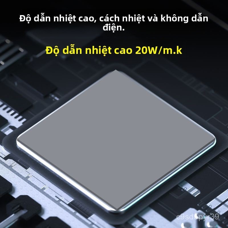 Miếng tản nhiệt silicon cách điện dẫn nhiệt cao cho điện thoại VRAM CPU laptop card màn hình chính h