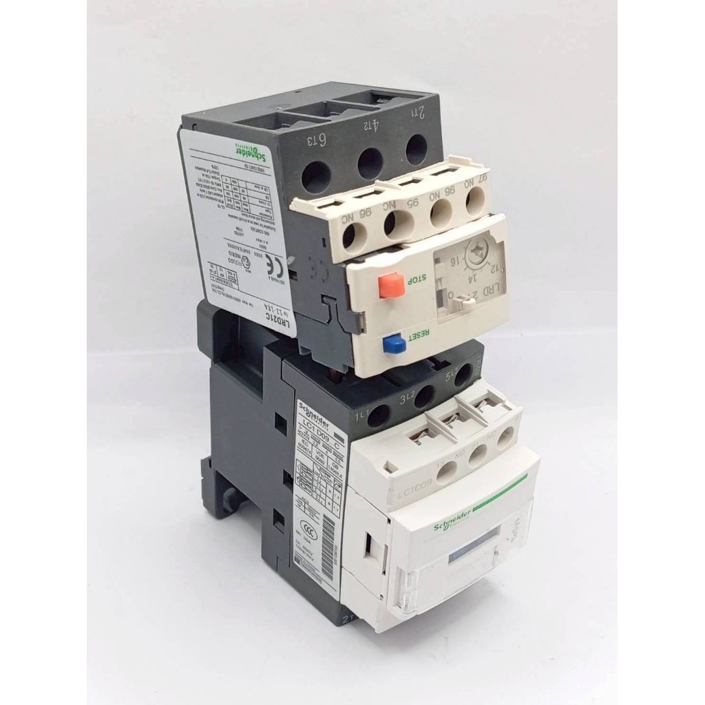 Lc1d 09 + Rơle quá tải Lrd21c Schneider Từ Contactor Model LC1D09 Sản phẩm Giao hàng rất nhanh.