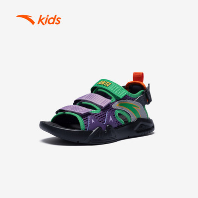 Anta Kids Sandal Thời Trang Thể Thao Bé Trai size 28-33 Hở Mũi Thoải Mái, Chống Trơn Trượt, Chống Mài Mòn A12629942