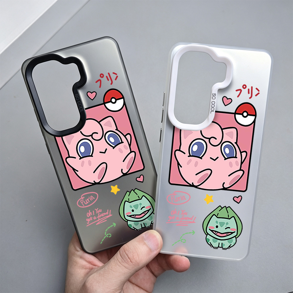 Ốp Lưng Samsung Jigglypuff Nhám,Bảo Vệ Camera Cho Samsung A16,A07,Galaxy A56,17,15 Pro Max