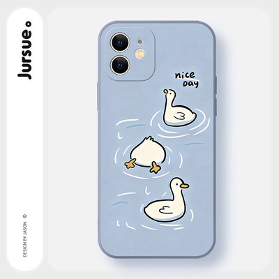 JURSUE Ốp lưng dễ thương đẹp hoạt hình độc lạ ngầu ngộ nghĩnh nữ chống sốc chống bẩn mềm cho iPhone 17 Air 16 15 14 13 12 11 PRO MAX SE 2020 X XR XS ip 8 7 Plus kute MZ507014