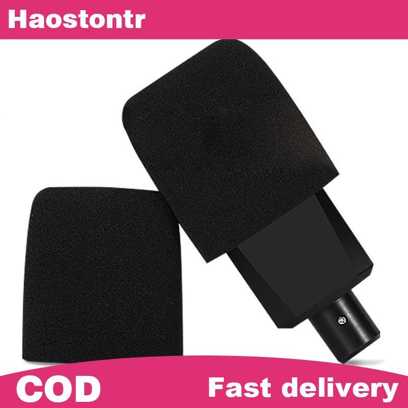 Haostontr Bọt Biển Xốp Dành Cho AM8 Micro Mic Mật Độ Cao Kính Chắn Gió Lọc Giảm Tiếng Ồn Cho AM8 Mic