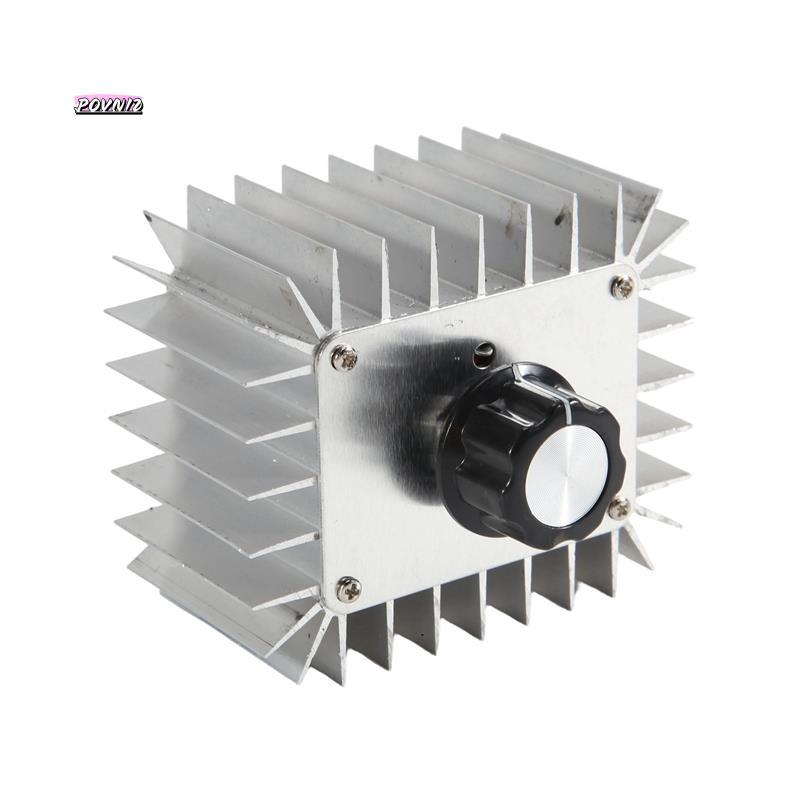 AC 220V 5000W SCR Bộ điều chỉnh điện áp Bộ điều khiển tốc độ động cơ Đèn làm mờ mờ Bộ điều chỉnh tốc