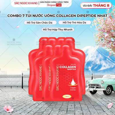 Combo 7 Gói Nước Uống Đẹp Da Collagen Dipeptide
