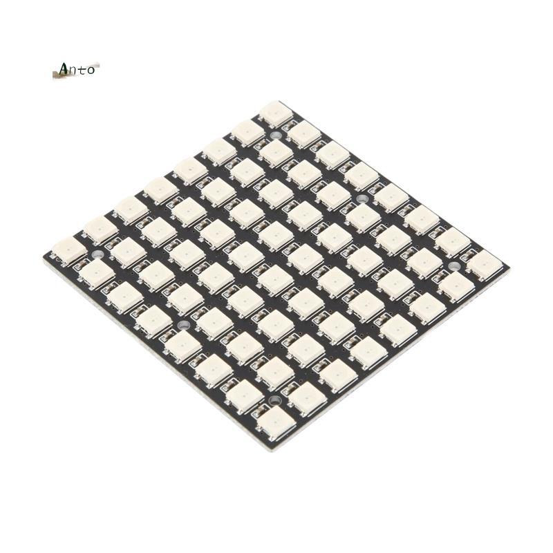 WS2812 LED 5050 RGB 8x8 LED Matrix WS2812B 8x8 64-Bit Full Color 5050 RGB Đèn LED Bảng Điều Khiển