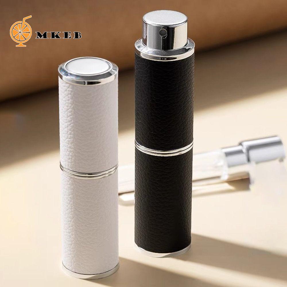Chai bơm phun xoay MKEB, Bình xịt nước hoa rỗng có thể đổ lại, Mini 8ml Luxury Ultral Fine Mist Perf