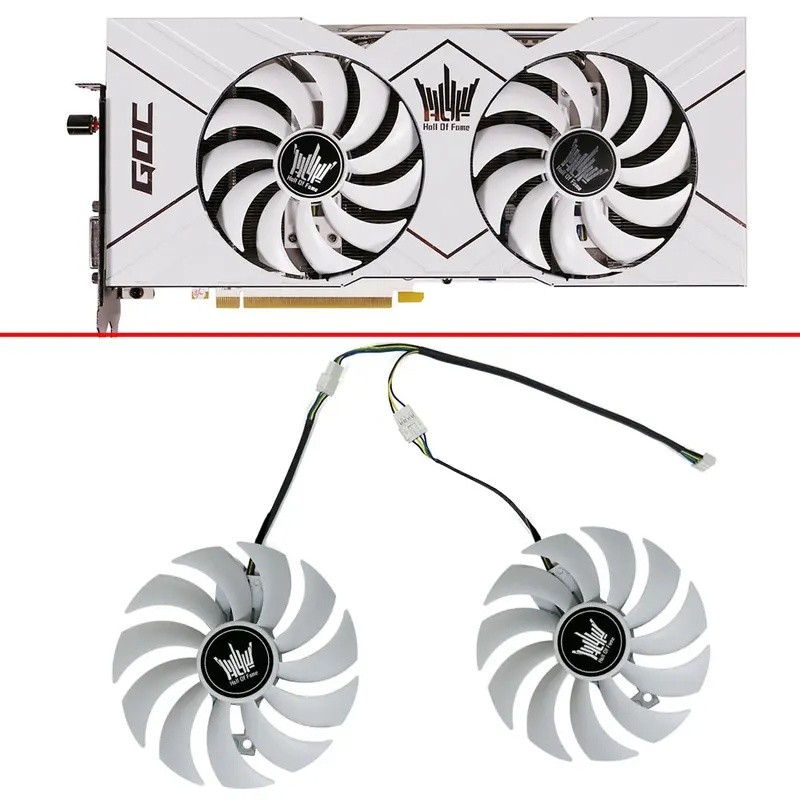 * Quạt làm mát màu trắng 100mm GAA8B2U 4PIN KFA2 GTX980Ti HOF GPU FAN cho GALAXY GeForce GTX 980Ti H