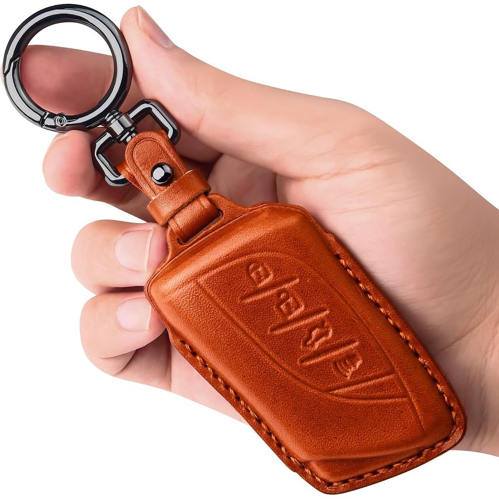 Tukellen cho Lexus Leather Key Fob Cover có móc khóa Tương thích với 2018-2026 ES350 LC500 LC500h LS